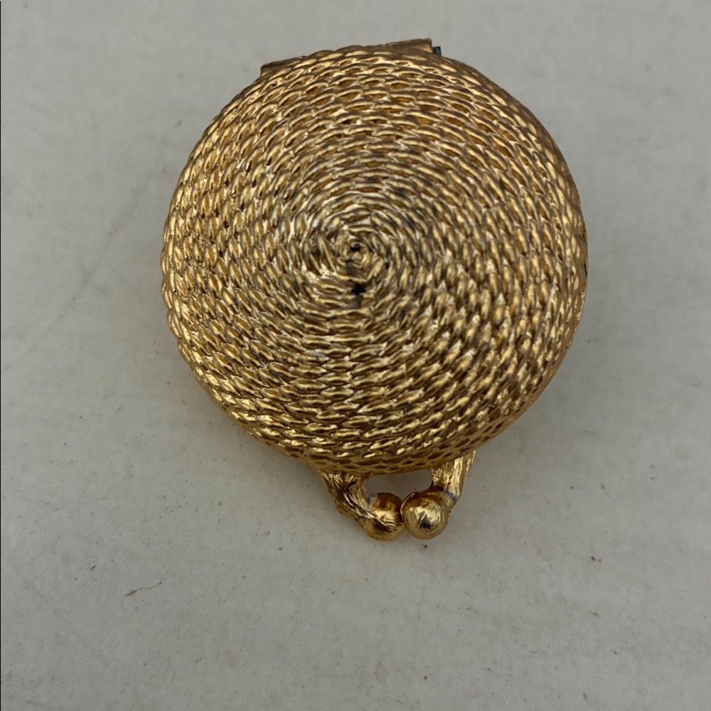 Este Lauder Solid Perfume Compact, Round In A Rop… - image 3